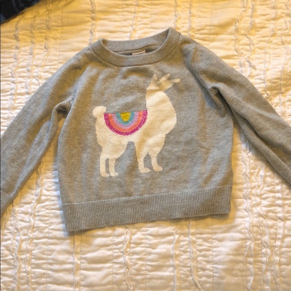 baby llama sweater